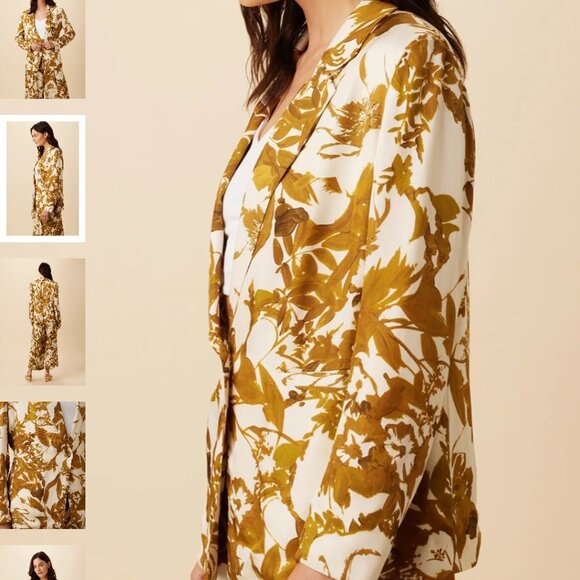Amour Vert Tobie Blazer Pasadena Gold - Picture 3 of 8